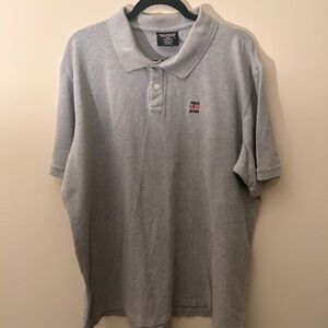 Polo Jeans Co by Ralph Lauren Classic Gray Men's Polo Shirt Rare Vintage